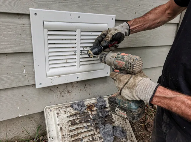 Dryer Vent Cover Replacement in Waterbury