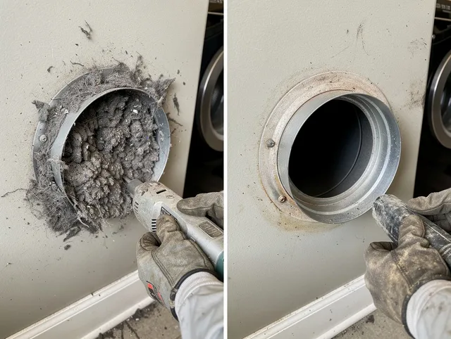Professional clogged vent cleaning by Waterbury Dryer Vent Cleaning in Waterbury