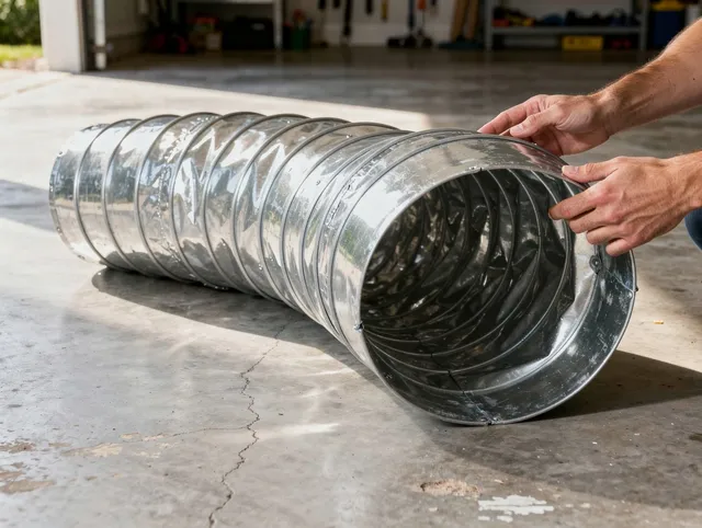 Waterbury Dryer Vent Cleaning specialist using advanced equipment for thorough duct cleaning in Waterbury