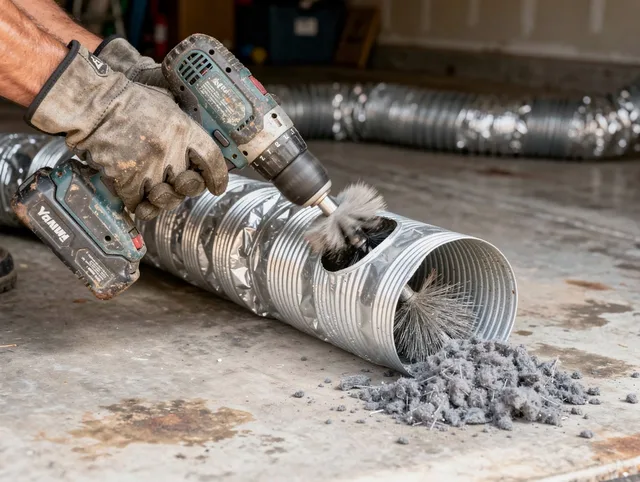 Professional duct cleaning by Waterbury Dryer Vent Cleaning in Waterbury