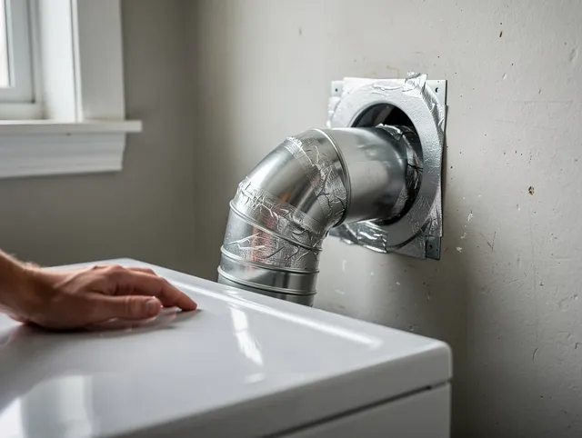 Waterbury Dryer Vent Cleaning expert performing professional dryer vent repair and installation in Waterbury
